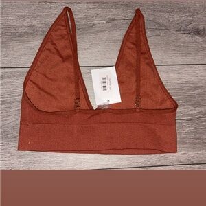 Dynamic Bralette Rust Red Brown Boutique New W Tags One Size Small Medium Fit